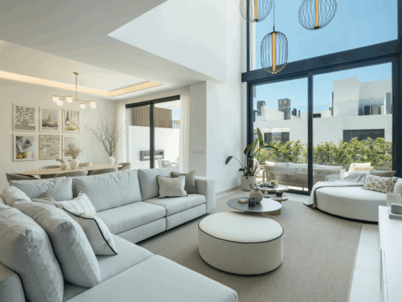 Casas adosadas de 4 dormitorios en Marbella 4 Bedroom semi-detached houses in Marbella Case cu 4 dormitoare în Marbella Maisons jumelées de 4 chambres à Marbella