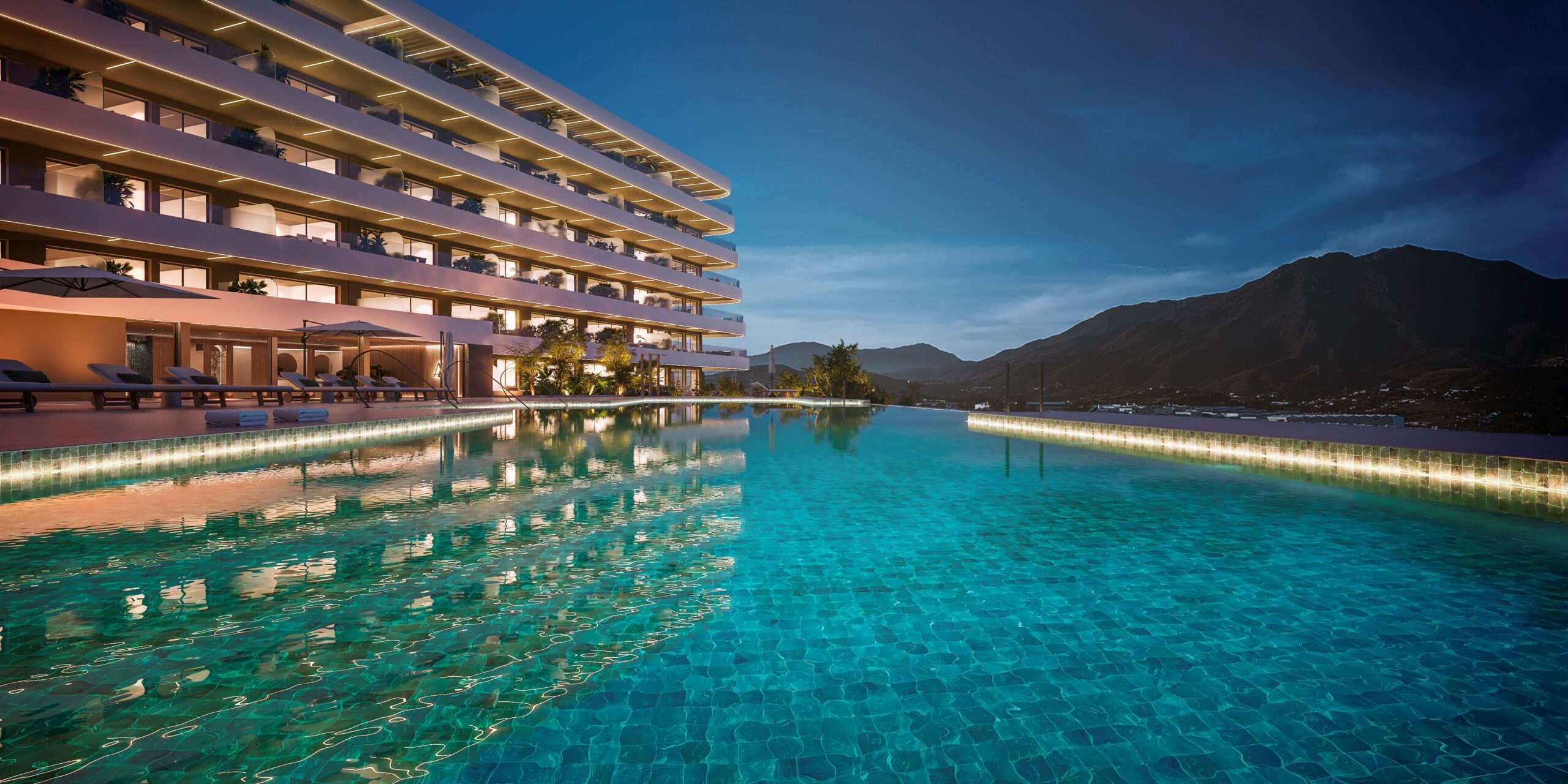 Pisos de 3 dormitorios en Estepona 3 Bedroom flats in Estepona Apartamente de 3 dormitoare în Estepona Appartements de 3 chambres à Estepona