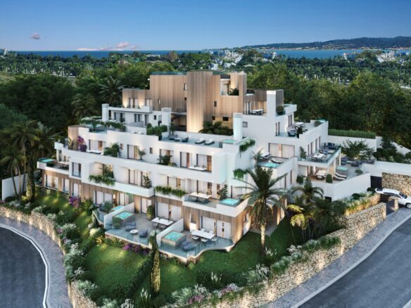 Apartamente noi de lux cu 2 dormitoare in Marbella