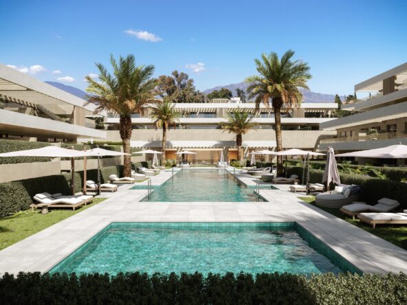 Apartamente noi cu 2 dormitoare în El Campanario, Estepona