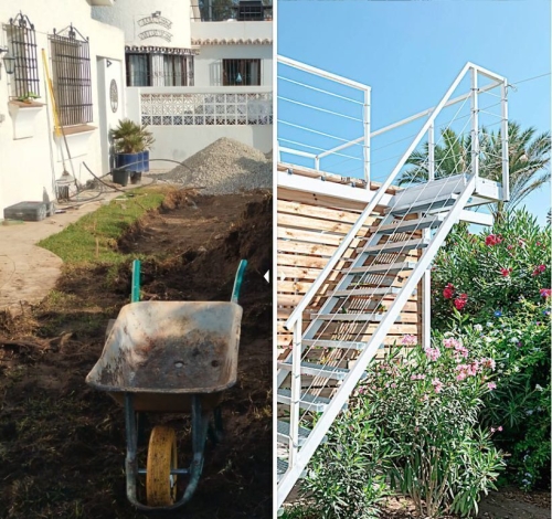 Proiect terasă pe acoperișul garajului - Saladillo, Estepona